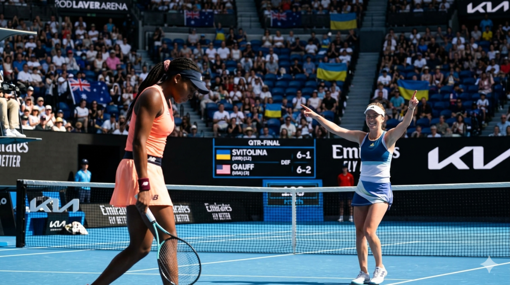 Disbelief in Melbourne: Elina Svitolina Stuns Coco Gauff in 59-Minute Australian Open Shocker